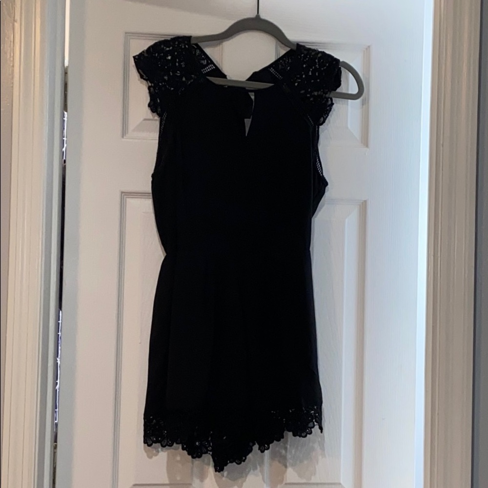 Black Express Lace Romper size 6